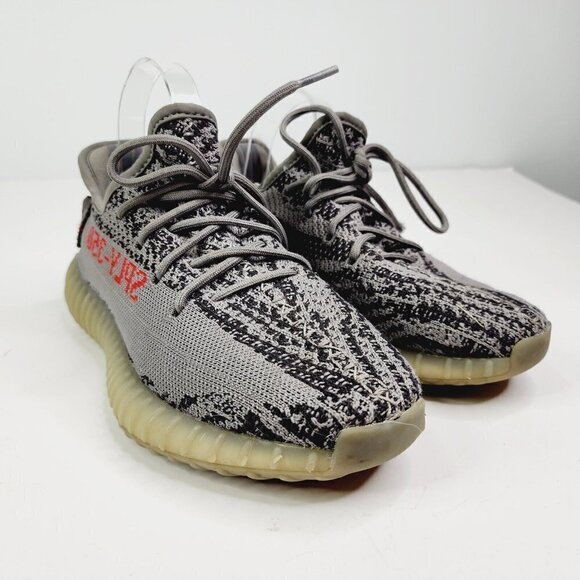 Yeezy Boost 350 V2 Beluga Grey Black Adidas Mens‎ Size 7 - Picture 5 of 13